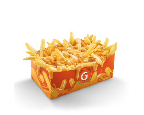 Frites cheddar bacon dinde