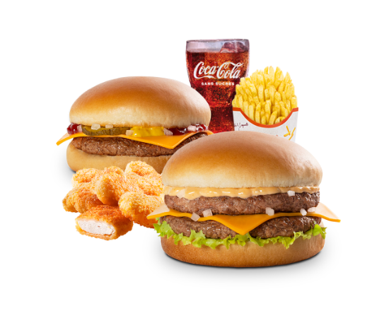 G2  (1 GLD + 4 Nuggets ou Cheese)