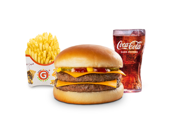 Menu Double Cheese *